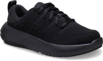 Crocs CR209476-0WC Crocs On The Clock, Women's, Triple Black, Soft Toe, Slip Resistant, Low Athletic, Work Shoe