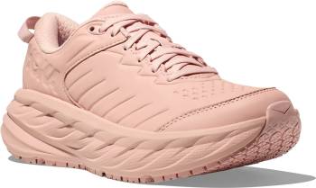 HOKA HO1110521PHW Bondi SR, Women's, Peach Whip/ Peach Whip, Soft Toe, Slip Resistant, Athletic, Work Shoe