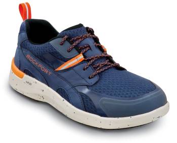 Men's Navy/Orange truFLEX Blucher Work MaxTRAX® Composite Toe Athletic
