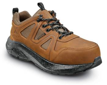 Men's Brown Linville MaxTRAX® Steel Toe Waterproof Low Hiker