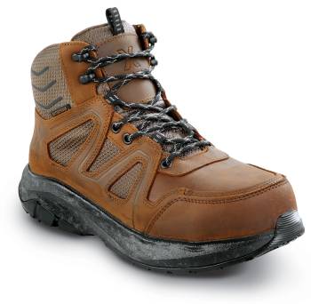 Men's 6 Brown Ridgway MaxTRAX® Steel Toe Waterproof Boot