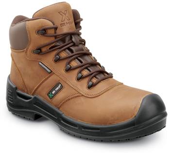 Men's 6 Brown Lewiston MaxTRAX® Composite Toe Waterproof Boot