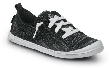 Women's Black/Gray Bayshore Work MaxTRAX® Soft Toe Slip-On Athletic