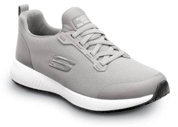 Women's Grey Emma MaxTRAX® Soft Toe Slip-On Athletic