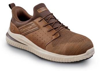 Men's Brown Bryan MaxTRAX® Composite Toe Slip-On Oxford