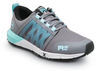 Women's Steel Grey/Aruba Blue Radius MaxTRAX® Soft Toe Athletic