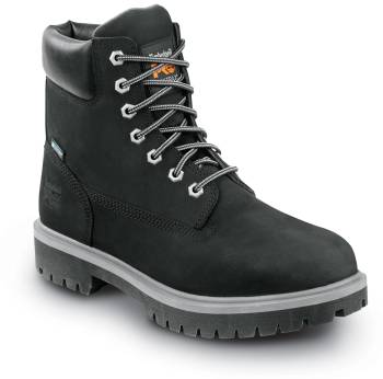 Men's 6 Black Nubuck/Gray Direct Attach MaxTRAX® Steel Toe Waterproof Insulated Boot