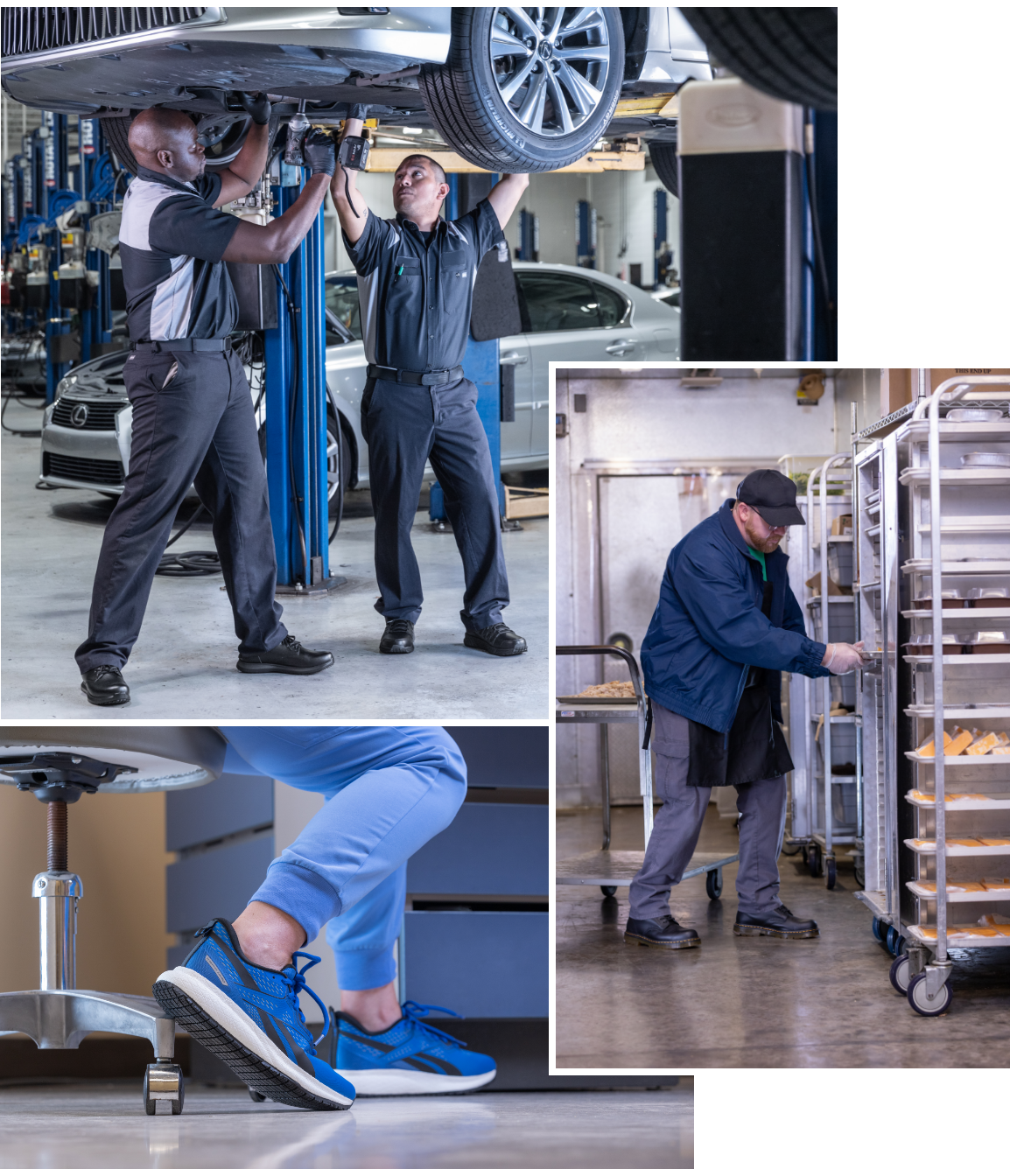 We’re changing the slip-resistant shoe game with tons of super-comfy options and custom corporate shoe programs that simplify everything.